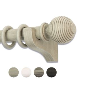 New Classic 35mm Wood Curtain Pole by Byron & Byron